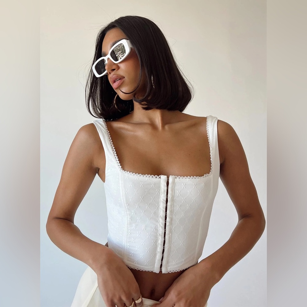 NEW WITH TAGS Princess Polly Bryleigh Top White